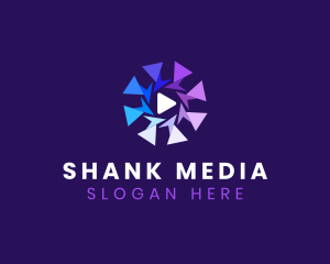 Media Player Button logo design