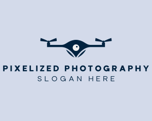 Camera Surveillance Drone logo design