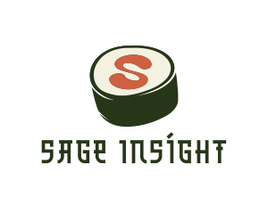 Sushi Sashimi Letter S logo design