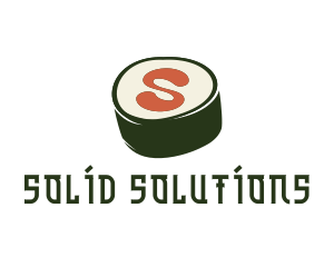 Sushi Sashimi Letter S logo design