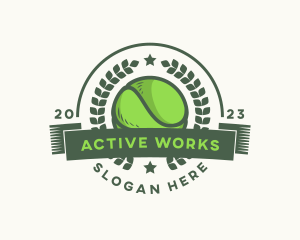 Tennis Ball Sports logo design