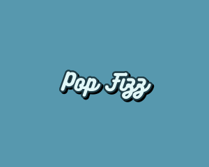 Retro Pop Calligraphy logo