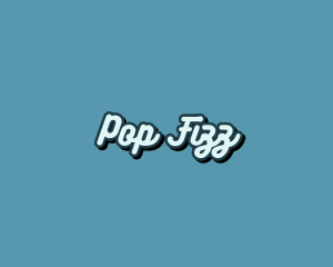 Retro Pop Calligraphy logo design