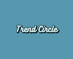 Retro Pop Calligraphy logo