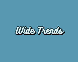 Retro Pop Calligraphy logo
