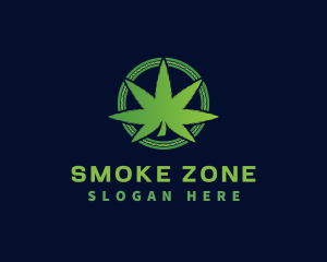 Marijuana Weed Cannabis logo design