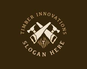 Woodwork Hammer Carpenter logo