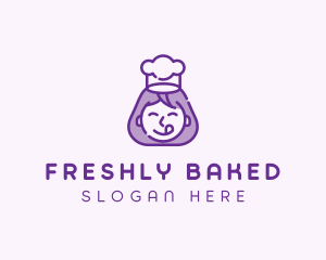 Girl Chef Baker  logo design