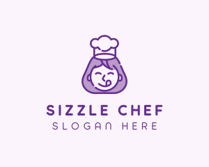 Girl Chef Baker  logo design