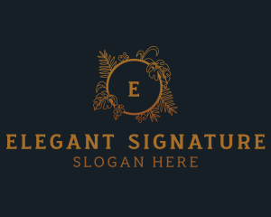 Eco Elegant Garden logo design