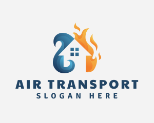 Warm Cold Ventilation logo design