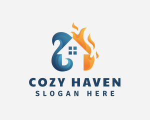 Warm Cold Ventilation logo design