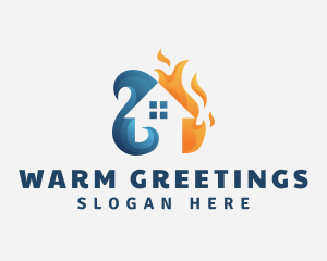 Warm Cold Ventilation logo design