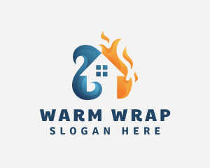 Warm Cold Ventilation logo design