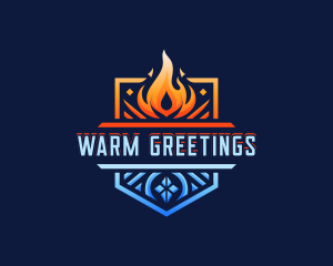 Fire Ice Element logo design