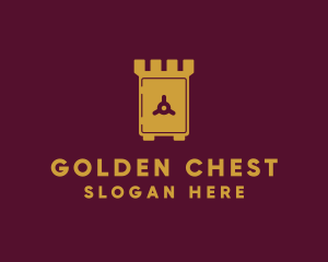 Gold Safe Castle logo design