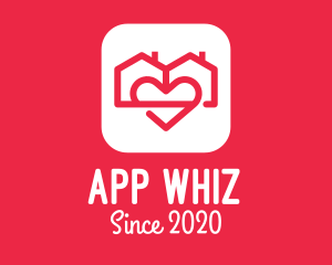 Duplex House Love App logo design