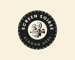 Film Camera Retro logo design