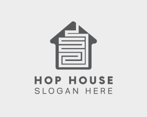 Gray Maze House logo design