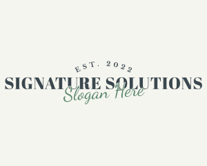 Elegant Generic Branding logo
