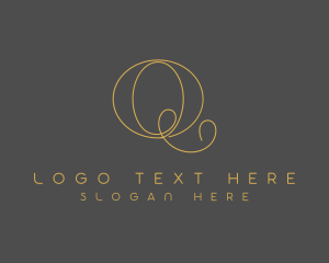 Premium Beauty Fashion Letter Q logo