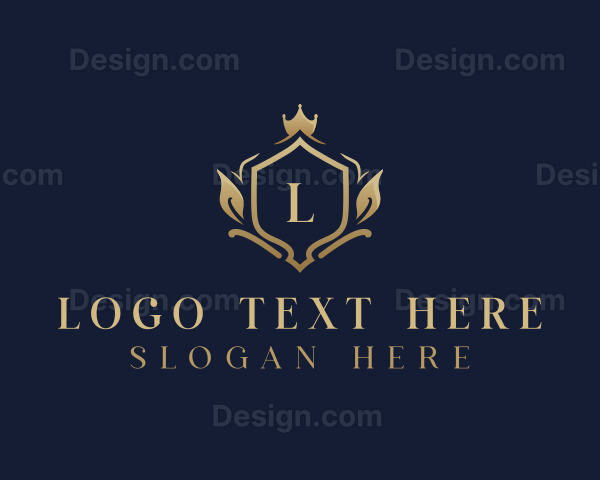 Royal Crown Shield Jewelry Logo