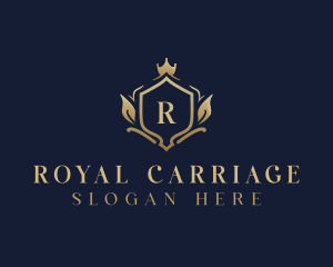 Royal Crown Shield Jewelry logo design