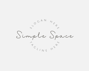 Simple Handwritten Company logo design