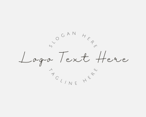 Company - Simple Handwritten Company logo design