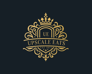 Royal Stylish Crown logo design