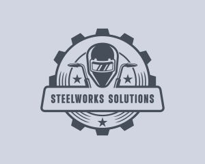 Metalworks Industrial Welder logo design