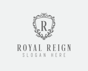 Decorative Royal Shield logo design