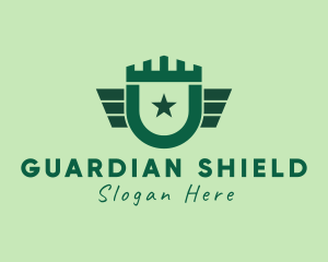 Tower Military Shield logo design