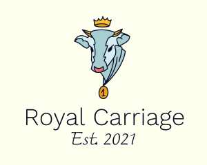 Royal Cow Farm logo design