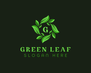 Leaf Plant Spa logo design