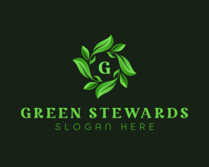 Leaf Plant Spa logo design