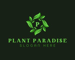 Leaf Plant Spa logo design