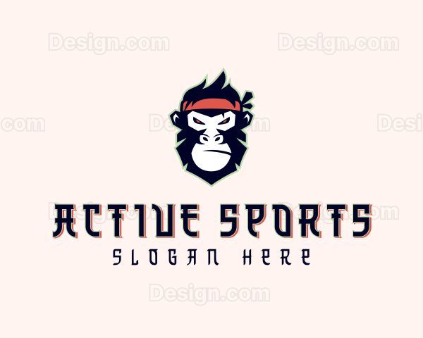 Gaming Ninja Monkey Logo