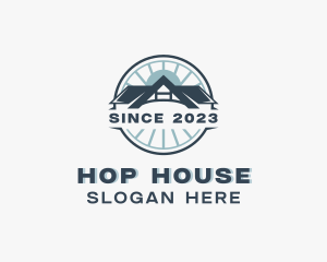 House Roofing Renovation logo design