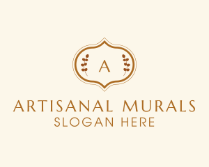 Oriental Leaf Spa logo design