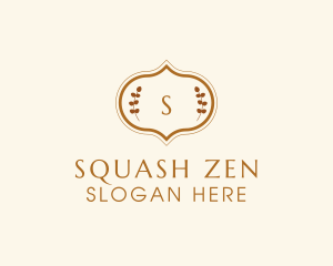 Oriental Leaf Spa logo design