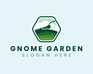 Lawn Garden Mower logo design