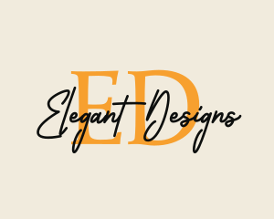 Elegant Cursive Business logo design