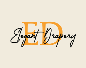 Elegant Cursive Business logo design