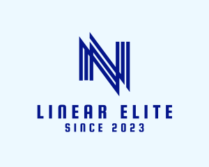 Professional Linear Company Letter N logo