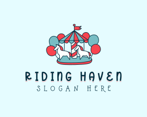 Carnival Carousel Rides logo design