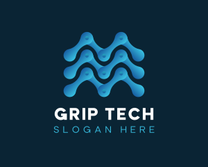 Professional Tech Abstract  logo design