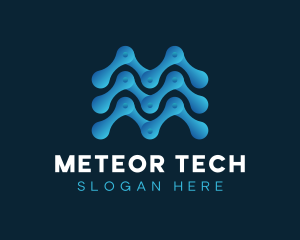 Professional Tech Abstract  logo design