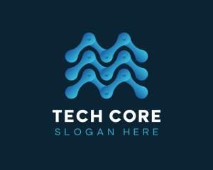 Professional Tech Abstract  logo design