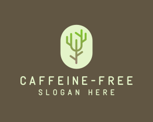 Forest Tree Branch logo design